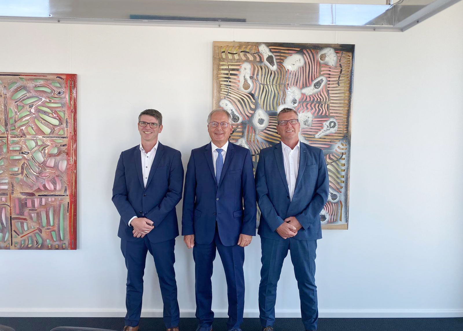 GF Christian Schmidt, Jürgen Reiß, GF Mathias Ott